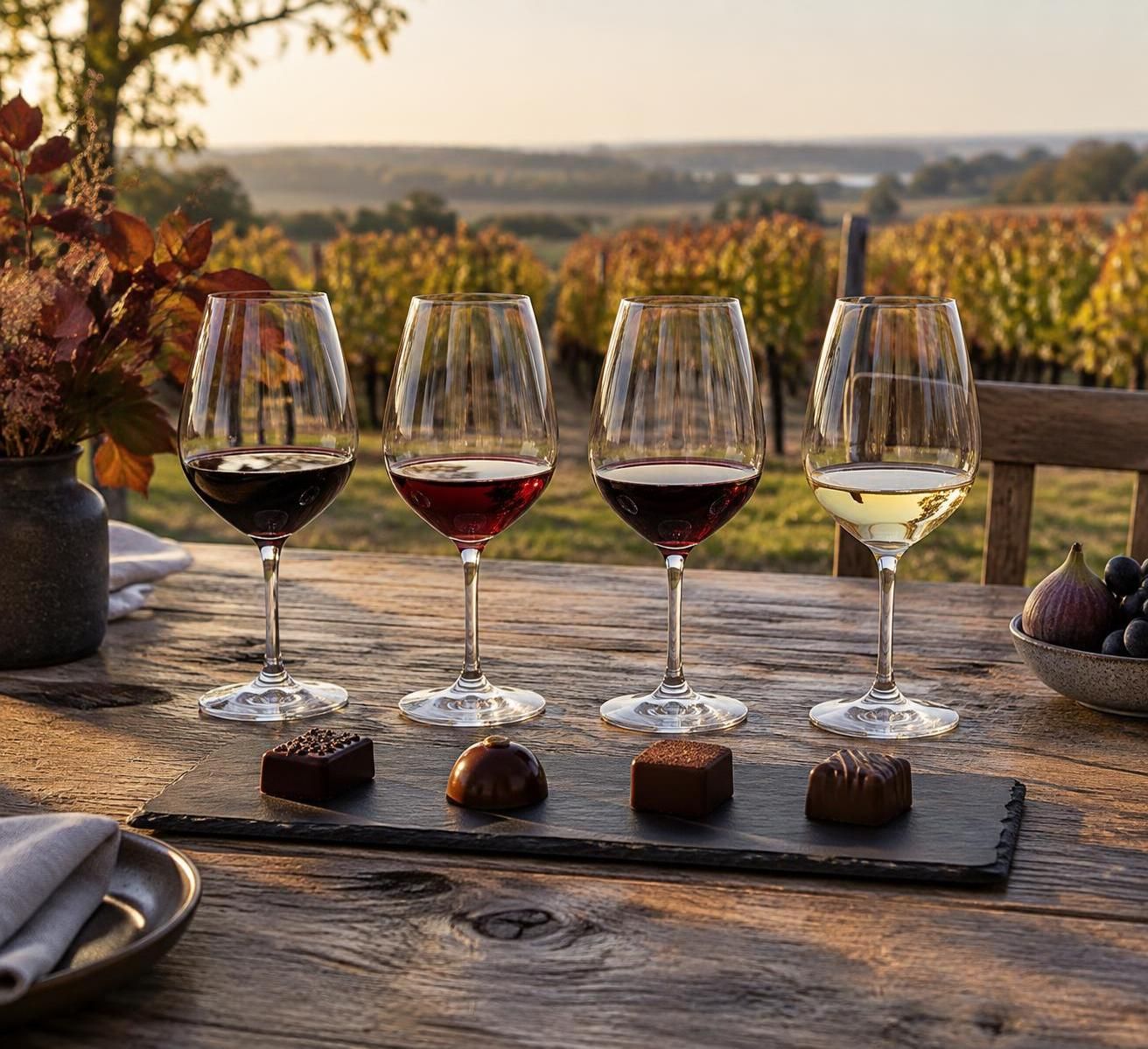 À Queyrac, le Château Saint-Hilaire invite à savourer des accords gourmands entre vins et chocolats 2 à queyrac, découvrez au château saint-hilaire des accords gourmands et raffinés entre vins et chocolats, pour une expérience de dégustation unique.