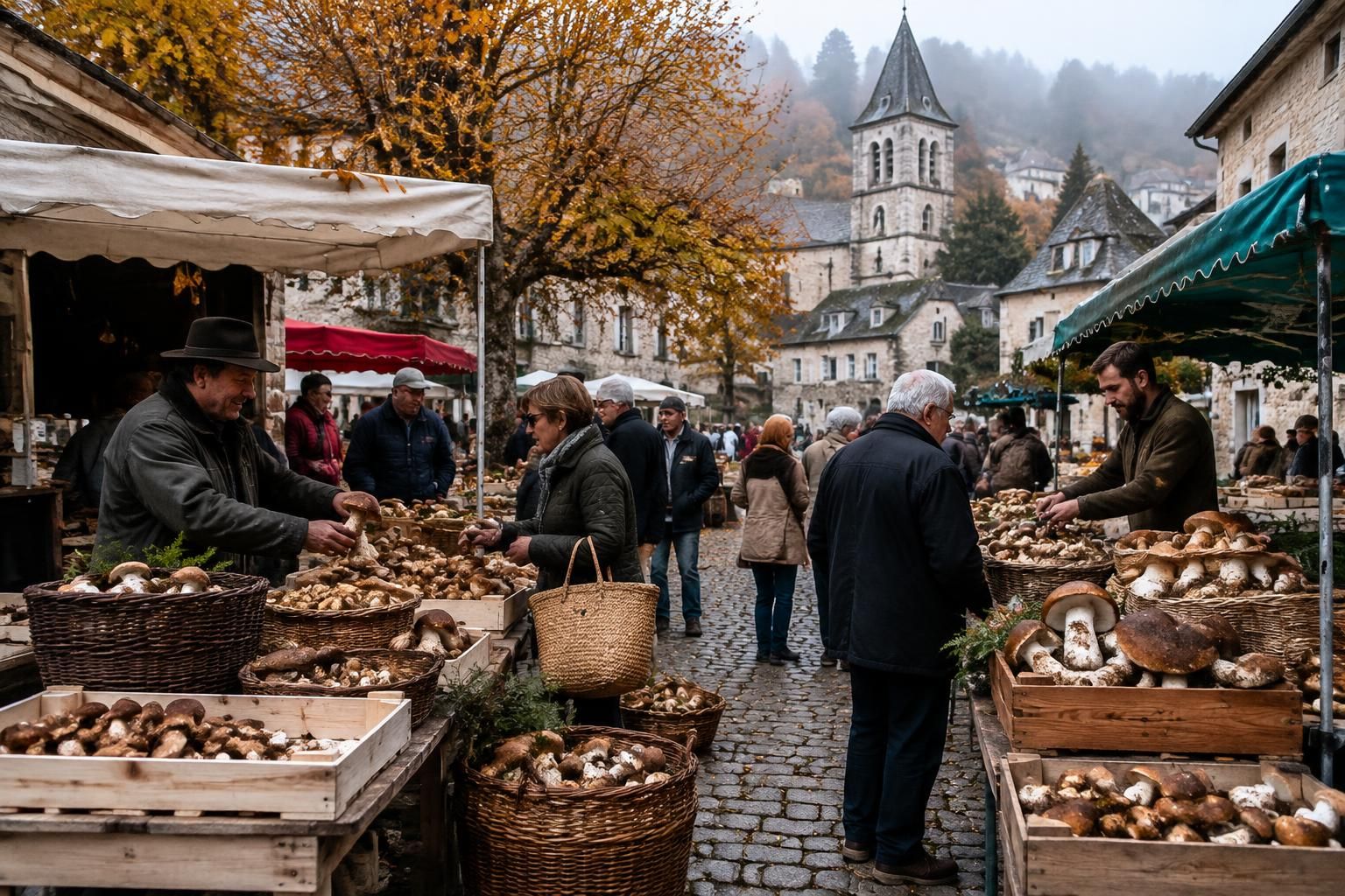 en dordogne, deux nouveaux marchés aux cèpes ouvrent leurs portes pour la première fois. découvrez ces nouveaux rendez-vous de la saison.