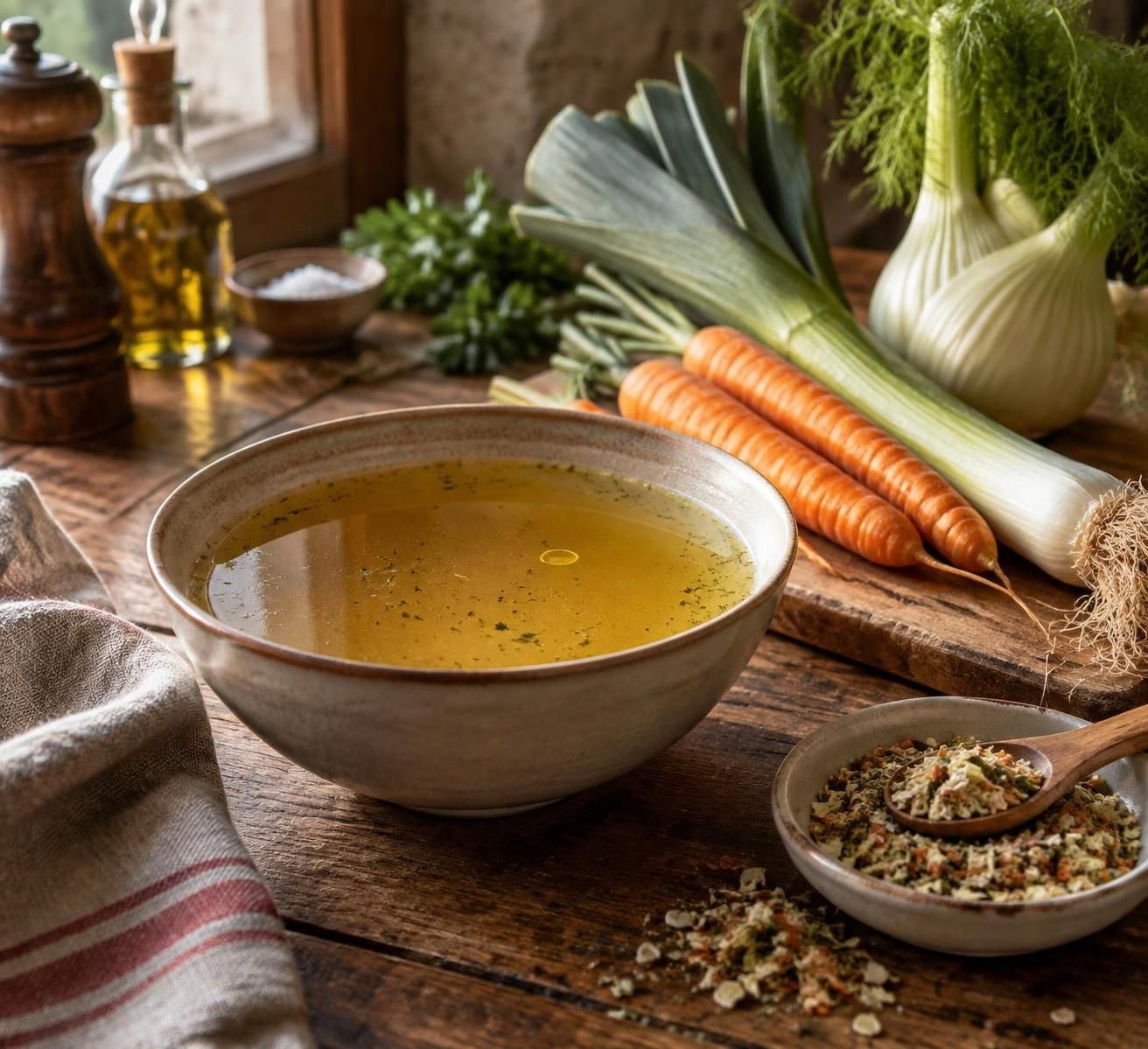 en haute-gironde, épure propose un bouillon authentique composé à 72 % de légumes et moins salé, pour retrouver le goût simple des bons ingrédients.