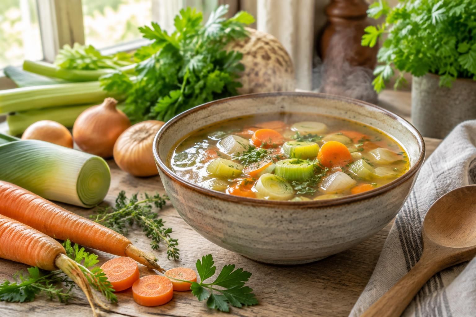en haute-gironde, épure propose un bouillon authentique composé à 72 % de légumes et moins salé, pour retrouver le goût des ingrédients.