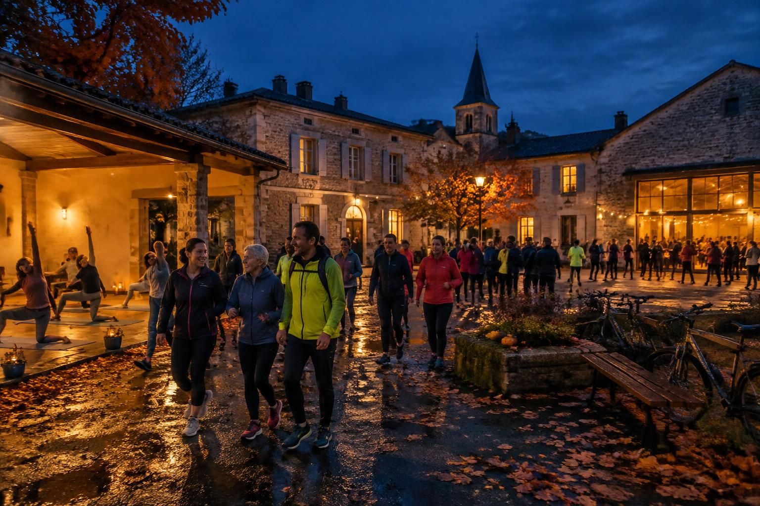 en novembre, sport, bien-être et soirées festives rythment la vie de ces petits villages, où les animations ne manquent pas malgré leur taille.