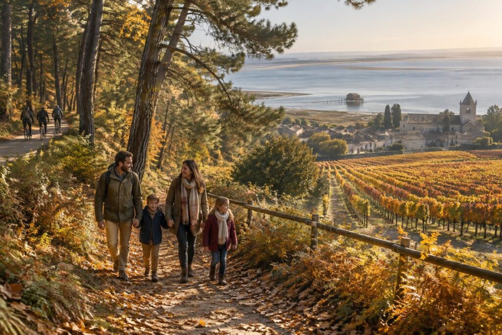pendant les vacances de la toussaint en gironde, découvrez cinq idées de sorties pour profiter des couleurs de l’automne, vous évader et partager de beaux moments.